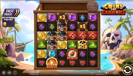 демо Coins And Cannons слот Coins And Cannons demo слот